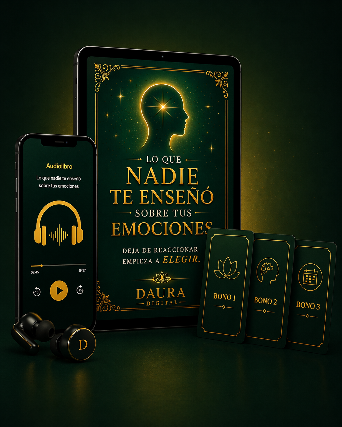 Lo que nadie te enseñó sobre tus emociones - Mockup